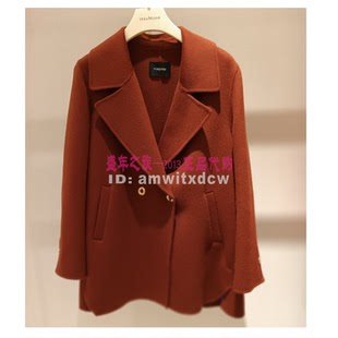 NAERSI娜尔思正品大衣NL00732C5冬季绵羊毛外套NL00745W0原4590