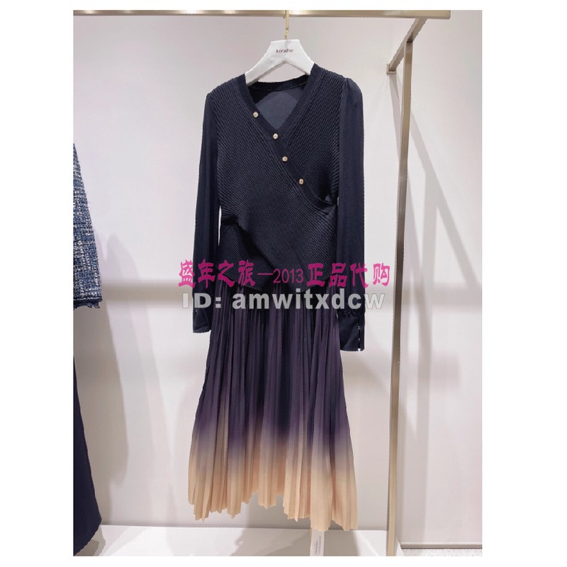Koradior elsewhere珂思正品春秋季亲肤连衣裙EF03237W0原3989