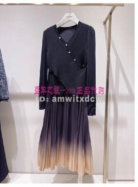 Koradior elsewhere珂思正品春秋季亲肤连衣裙EF03237W0原3989