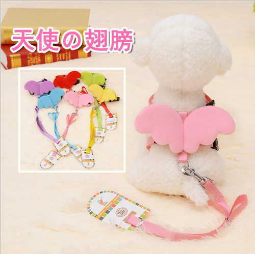 牵引可爱衣服带链子垂耳兔