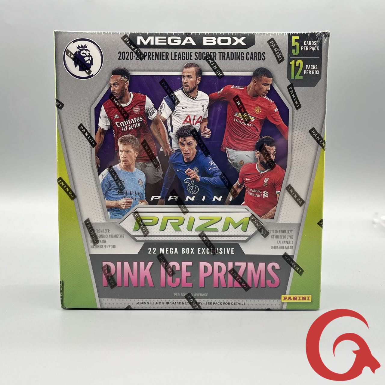 2020-21Panini 英超 prizm Mega 粉碎冰盒足球盒卡