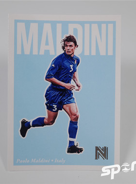 帕尼尼2017贵族基础卡意大利057#马尔蒂尼球星卡AC米兰