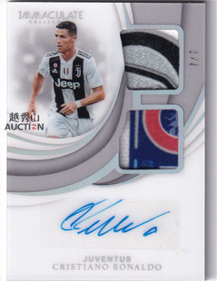 19imm尤文图斯C罗7 越秀山卡价书 2018 双窗球衣签 7铂金版