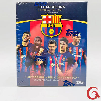 2022-23 Topps FC BARCELONA official TEAM SET 巴萨队盒