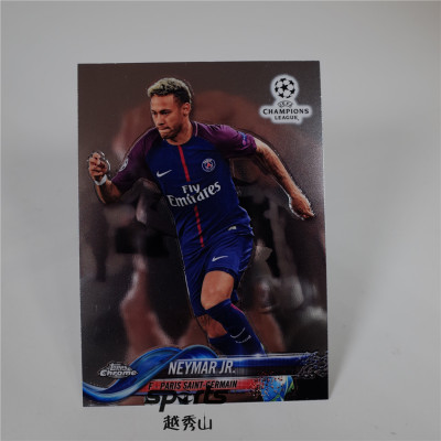 欧冠1718Chrome 050#Neymar Jr./内马尔/大巴黎 基本卡巴西巴萨