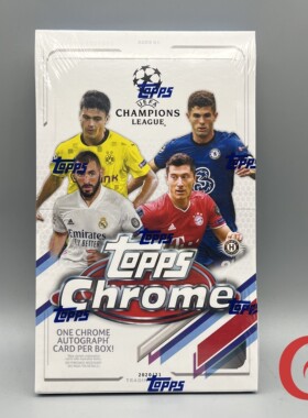 2020-21 Topps 欧冠 Chrome Hobby盒 足球盒卡