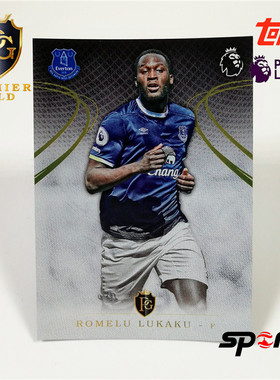 卢卡库(Romelu Lukaku)034#-埃弗顿-1617Topps英超球星卡