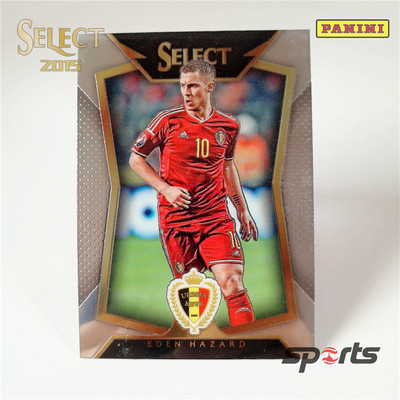 084#阿扎尔(Hazard)-比利时/切尔西-Select2015足球球星卡Base