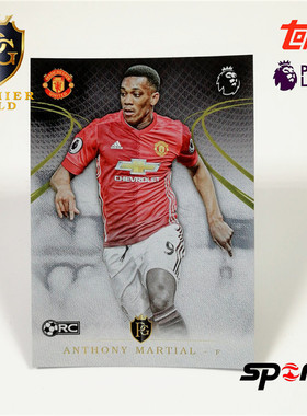 马夏尔(Anthony Martial)030#-曼联-1617Topps英超球星卡