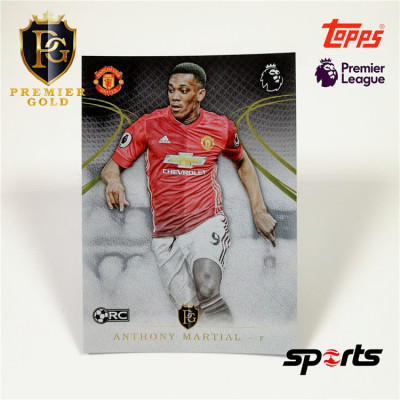马夏尔(Anthony Martial)030#-曼联-1617Topps英超球星卡
