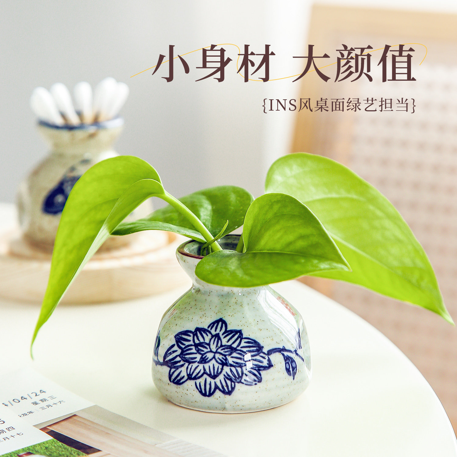 陶瓷迷你花瓶摆件水培精致摆件