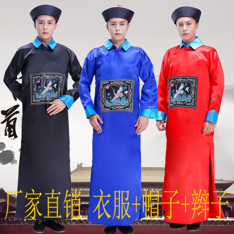 cos万圣节化妆舞会成人僵尸服装清朝官服太监服鬼节装恐怖鬼衣服