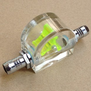 水流观测器水泵流量器流体检测液流水流计电脑水冷水流观看流速器