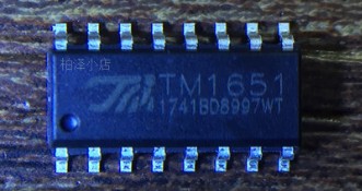 【直拍，全新原装】TM1651 显示驱动IC 现货 LED芯片SOP-16贴片