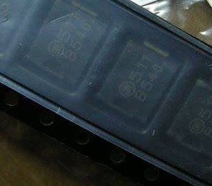 全新原装 MBRS540T3 B540 DO-214AB SMC 肖特基二极管