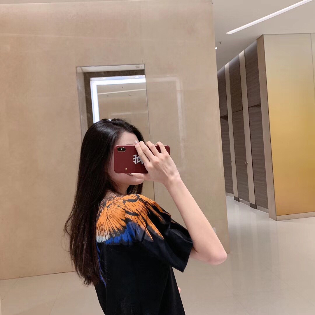 mb短袖翅膀t恤女夏装上衣大码图片