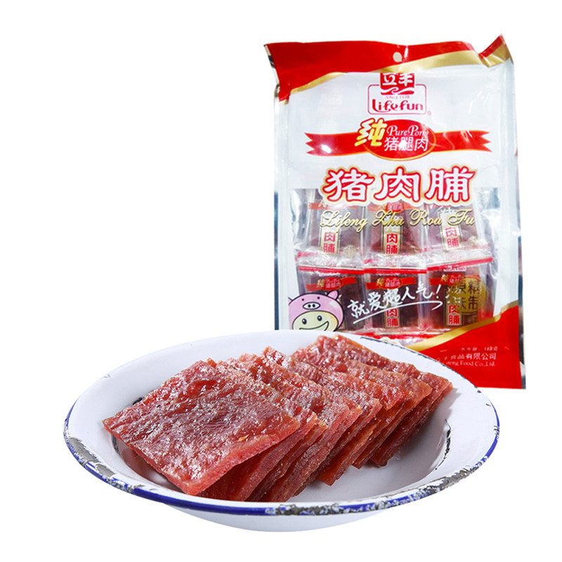 立丰原味猪肉脯148g*1袋装休闲零食小吃猪肉干办公室休闲即食零食