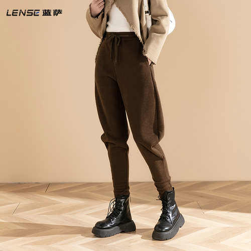 2025秋冬新款哈伦萝卜裤靴裤