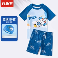 Комплект, купальник, полиуретановая плавательная шапочка