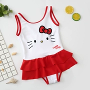 Đồ bơi trẻ em Hellokitty Cô gái trẻ sơ sinh dính liền với váy công chúa Đồ bơi bé spa - Bộ đồ bơi của Kid