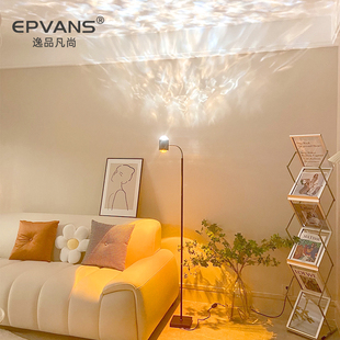 水波纹气氛灯网红补光日落灯落地灯客厅拍照直播间背景夕阳落日灯