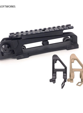 金属提拔三角瞄 锦明8代9代精击SLR司骏NERF软弹玩具改装替换配件