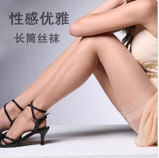 防滑夏季超薄款性感肉色长筒丝袜