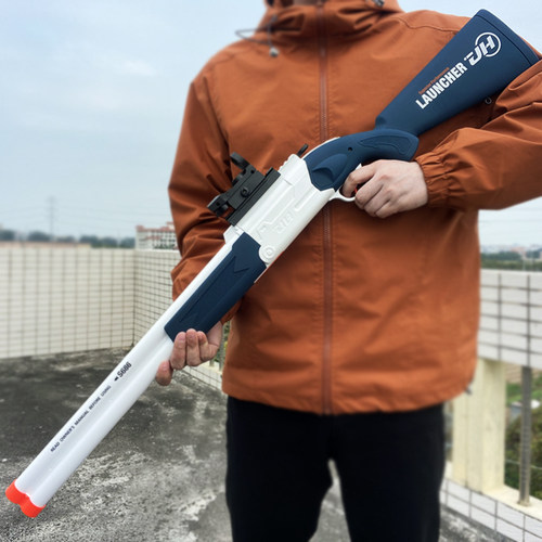 双管可折叠上膛二连发S686散弹喷子抛壳软弹抢霰弹儿童男孩玩具枪