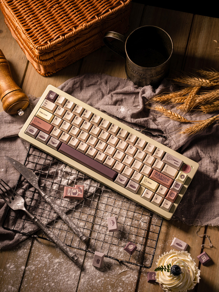 구운 키캡 메일라드 컬러 매칭 WOOTING KEYCAP ATK68 키캡 V75X DRUNK DEER G68 NIGHT DEVIL ROG
