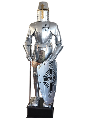 中世纪创意欧式客厅盔甲落地摆件
