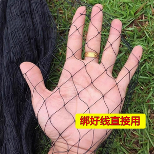 套防蛇尼龙网套辣条专用柔软双结网片黑网学校小区农村山区防长虫