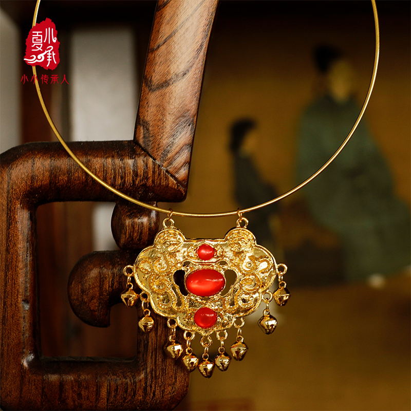 夏小承璎珞项圈古装搭配项链
