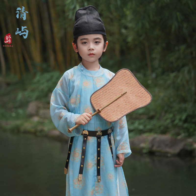 夏小承原创唐制男童汉服图片