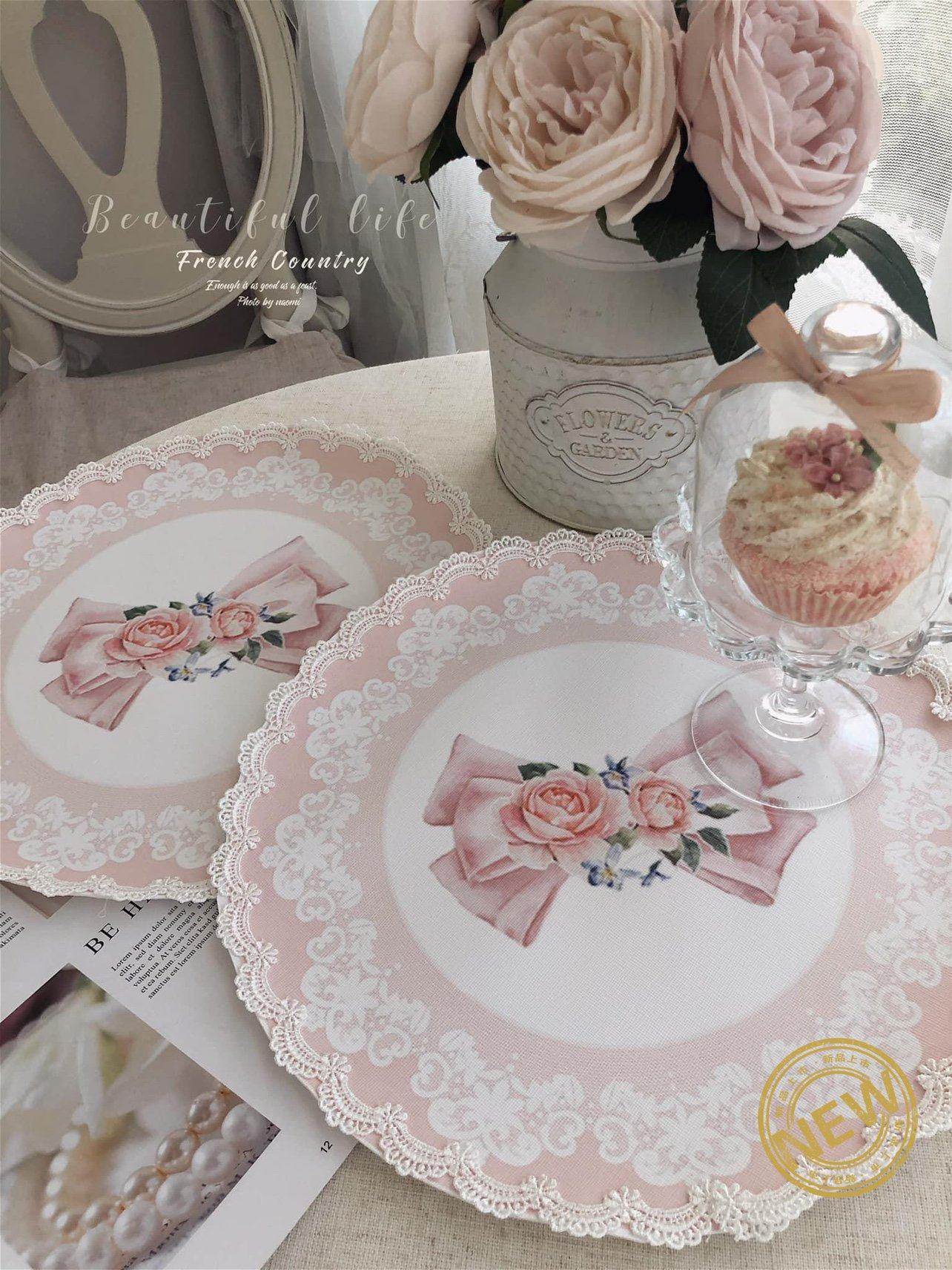 韩式粉色人物新款白先生家居四季防水防油污餐杯垫隔热垫推荐,节庆用品/礼品,文化创意杯垫/餐垫,淘宝优惠券,粉丝福利购,淘宝优惠卷