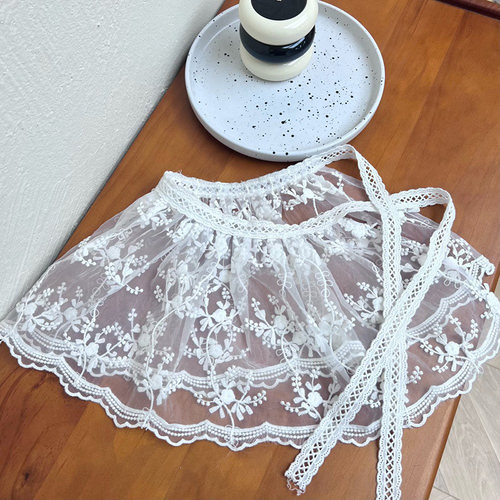 女童百搭叠穿半身裙屁帘围裙短裙