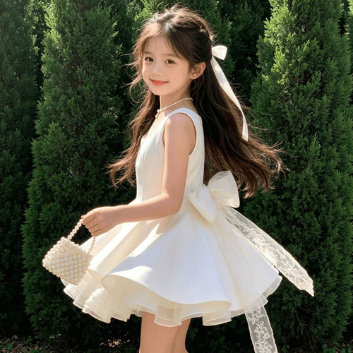 女童夏季公主裙生日礼服裙花童裙
