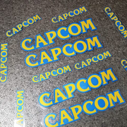 SOKO贴贴 CAPCOM卡普空车贴贴纸 卡普空游戏公司logo反光车贴