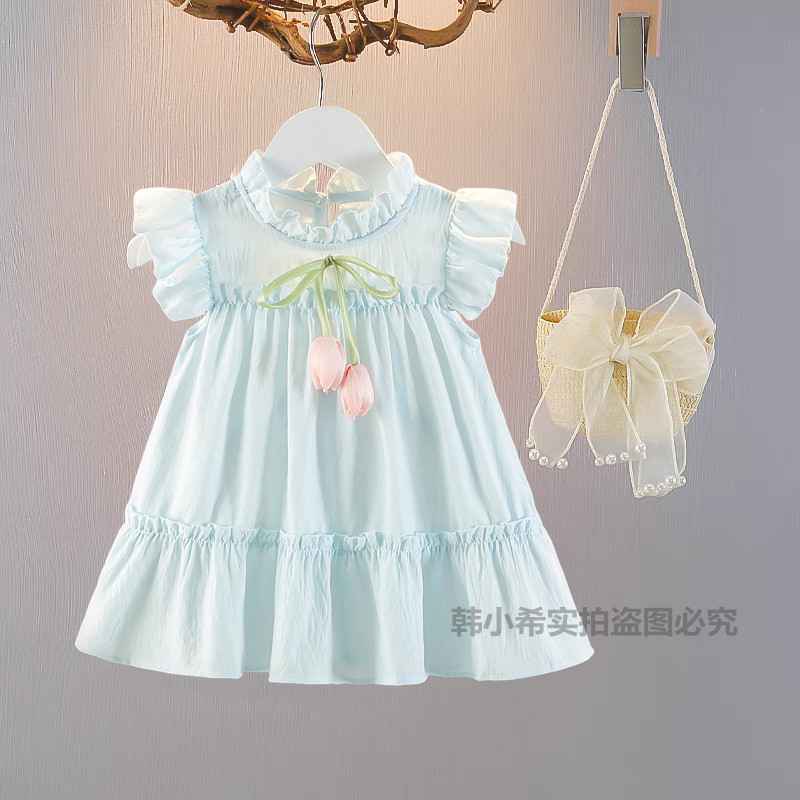 女童夏装连衣裙薄款婴儿公主裙子