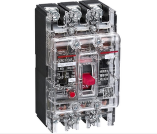 德力西塑壳断路器CDM3T空气开关100A160A250A400A三相3P透明380v
