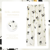 睡裤 家居裤 女士长裤 卡通休闲宽松可外穿夏款 纯棉春秋季 2025年新款