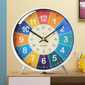 客厅座钟卧室摆台式 学习 桌面创意时钟表闹钟儿童学生用摆钟摆放式