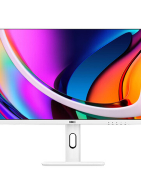 HKC TG271Q 白色27英寸2K 170HZ电竞显示屏IPS旋转升降电脑显示器