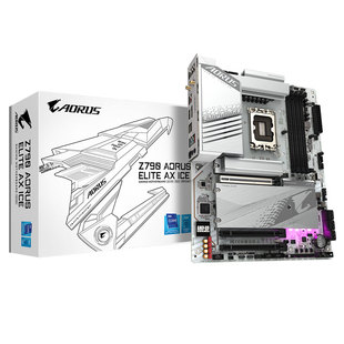 技嘉Z790 ELITE D5电脑主板支持13代14代CPU处理器 AORUS ICE