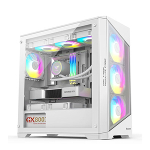 航嘉GX760S堡垒 机箱台式机电脑小机箱MATX防尘水冷机箱