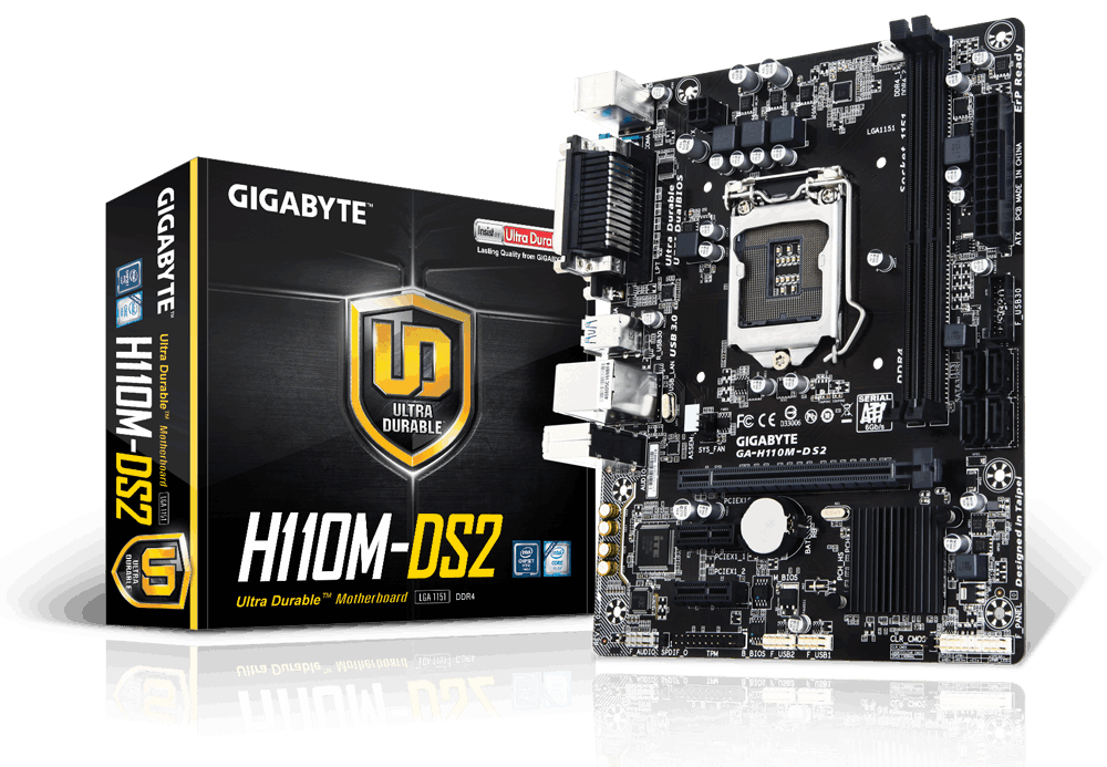 Gigabyte/技嘉 H110M-DS2台式机电脑主板1151针 办公主板|msdalam kategori Perkakasan komputer/monitor/Komputer Zhou Bian, motherboard - dari Buy2taobao.com untuk memberikan perkhidmatan ejen Taobao profesional membeli