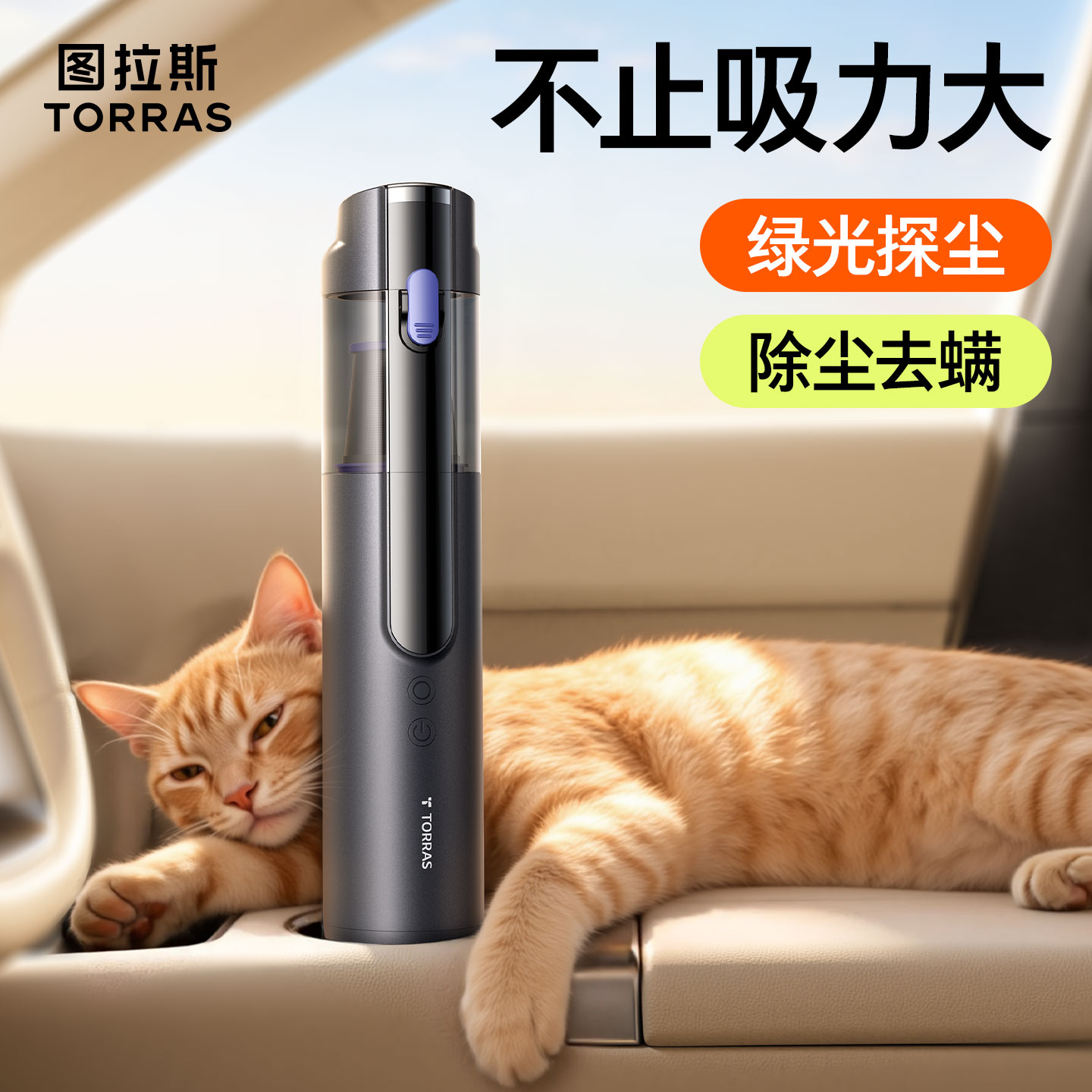 【3c认证】飓风大吸力车载吸尘器