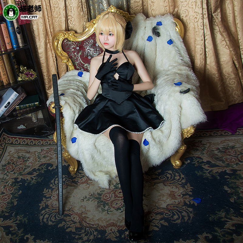 猫老师阿尔托利亚cosplay女装