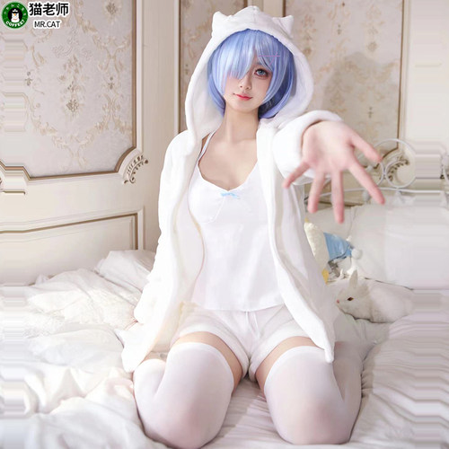 猫老师动漫蕾姆cosplay睡衣服女