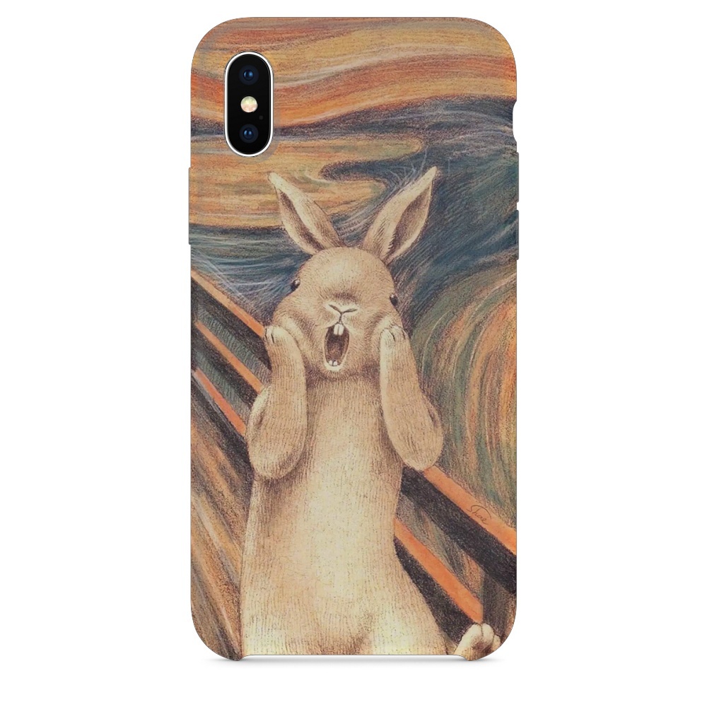 呐喊油画风华为原趣硬壳