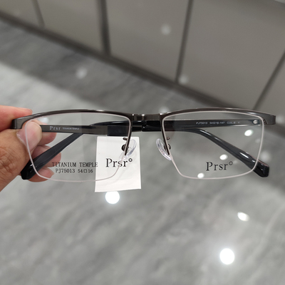 帕莎眼镜框半框眉毛框男士必入商